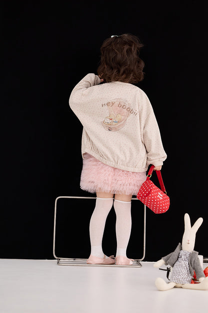 Floral Illustration Zipper Jacket フラワープリント イラスト ジップアップジャケット【mh0012377】 HEY BOOBII