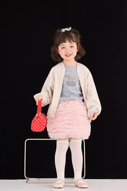 Floral Illustration Zipper Jacket フラワープリント イラスト ジップアップジャケット【mh0012377】 HEY BOOBII