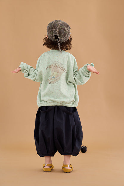 Floral Illustration Zipper Jacket フラワープリント イラスト ジップアップジャケット【mh0012377】 HEY BOOBII