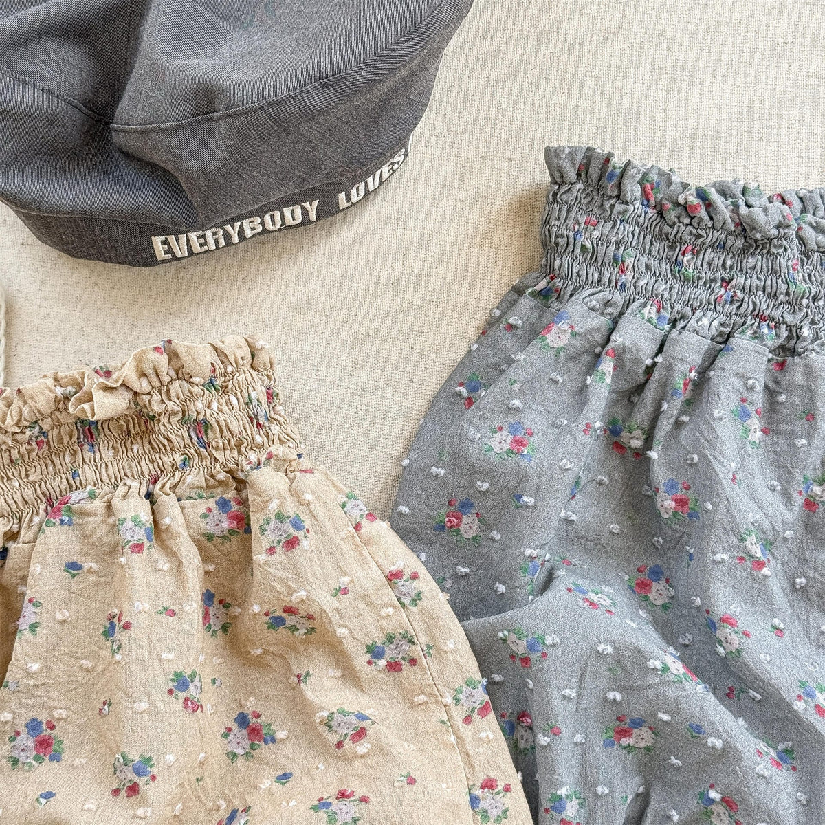 Floral Jacquard Bloomer Shorts フローラル ショートパンツ【mh0013218】 ADbaby ハーフパンツ・ショートパンツ