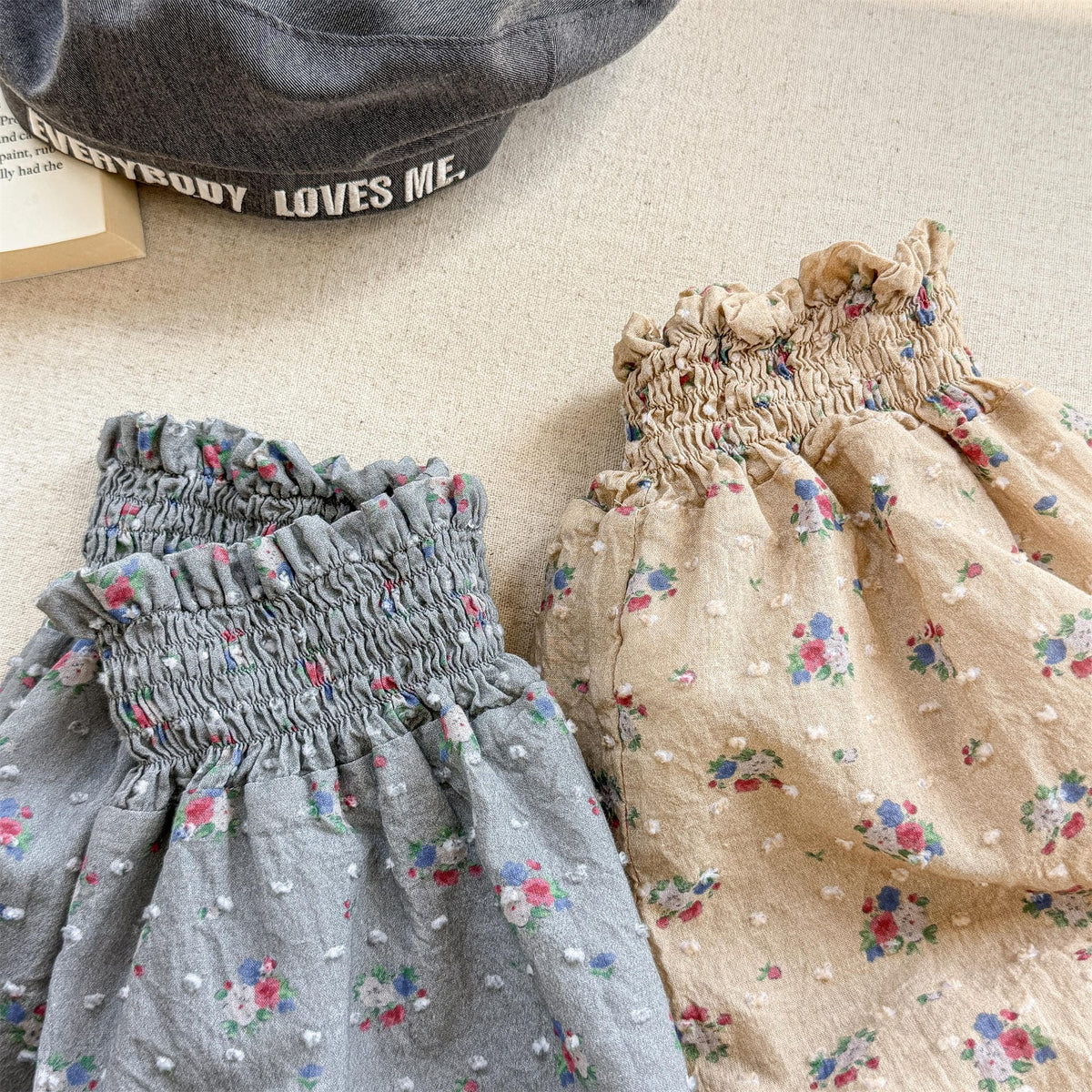 Floral Jacquard Bloomer Shorts フローラル ショートパンツ【mh0013218】 ADbaby ハーフパンツ・ショートパンツ