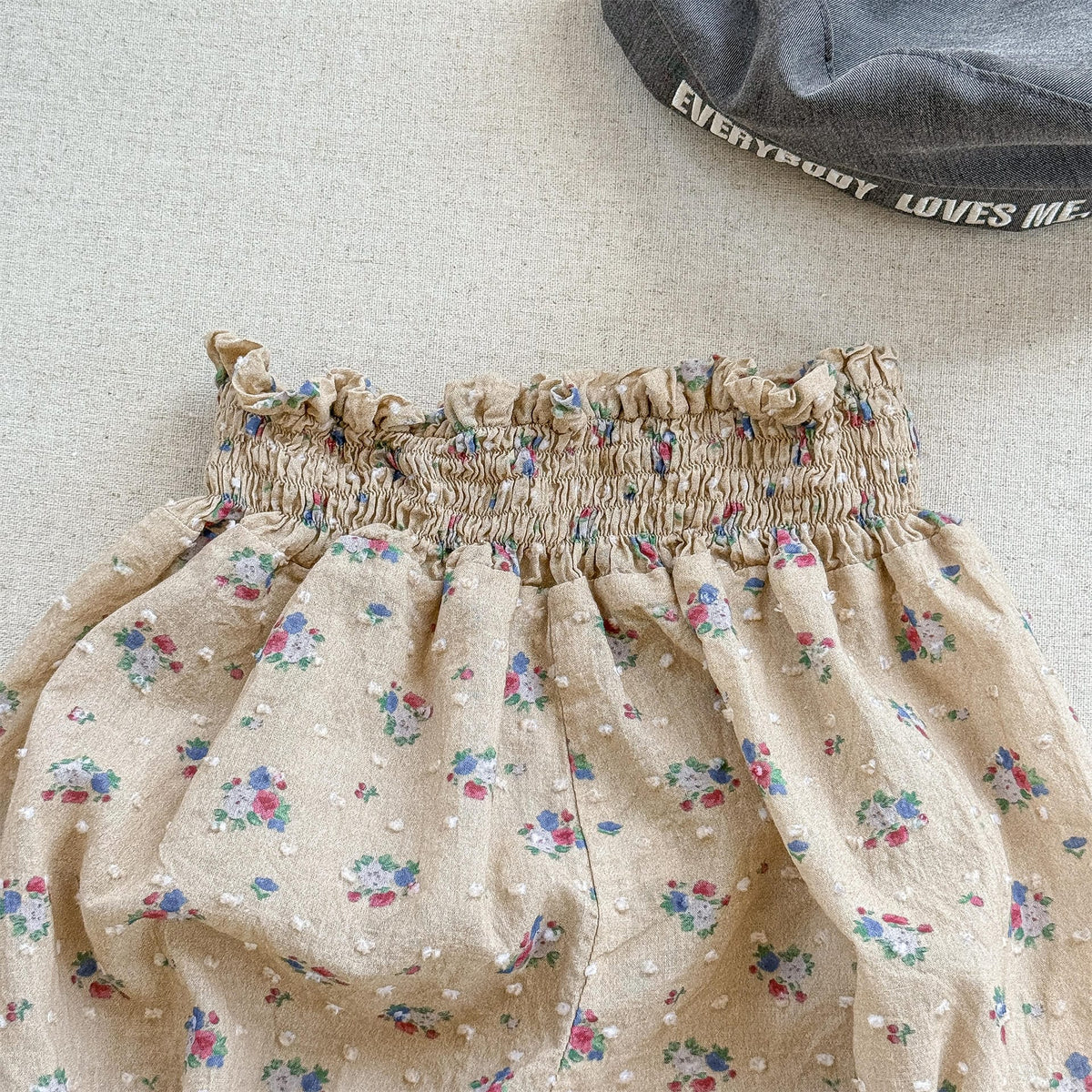 Floral Jacquard Bloomer Shorts フローラル ショートパンツ【mh0013218】 ADbaby ハーフパンツ・ショートパンツ