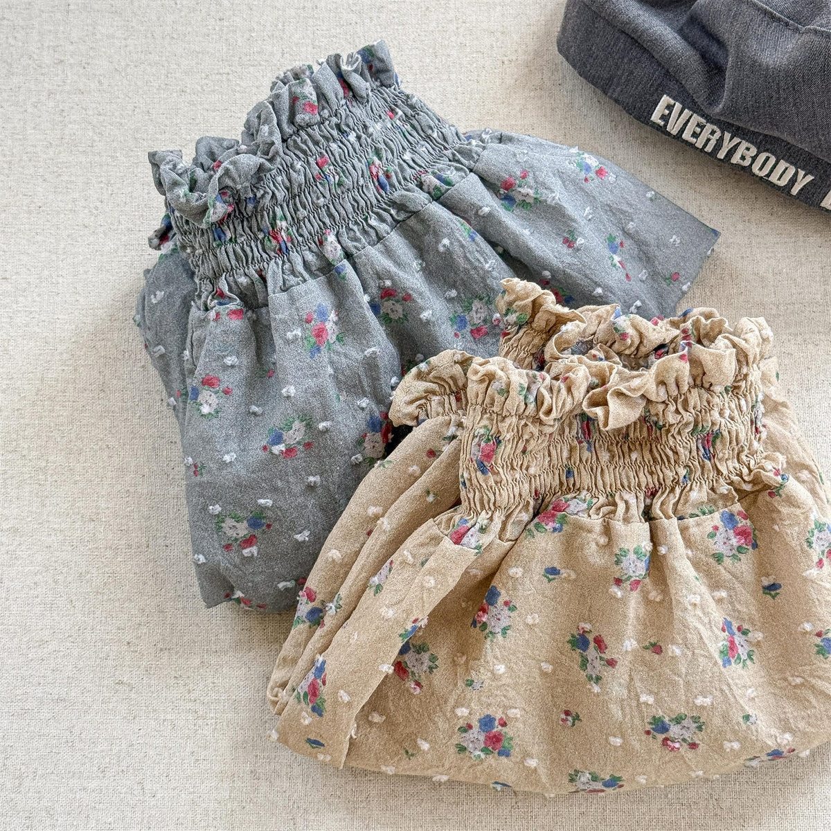 Floral Jacquard Bloomer Shorts フローラル ショートパンツ【mh0013218】 ADbaby ハーフパンツ・ショートパンツ