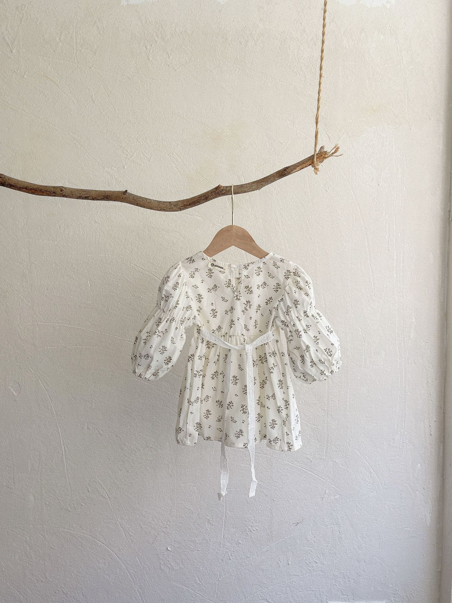 Floral Long Sleeve Dress 小花柄 長袖 ワンピース【mh0012688】 BBAMMA 長袖ワンピース