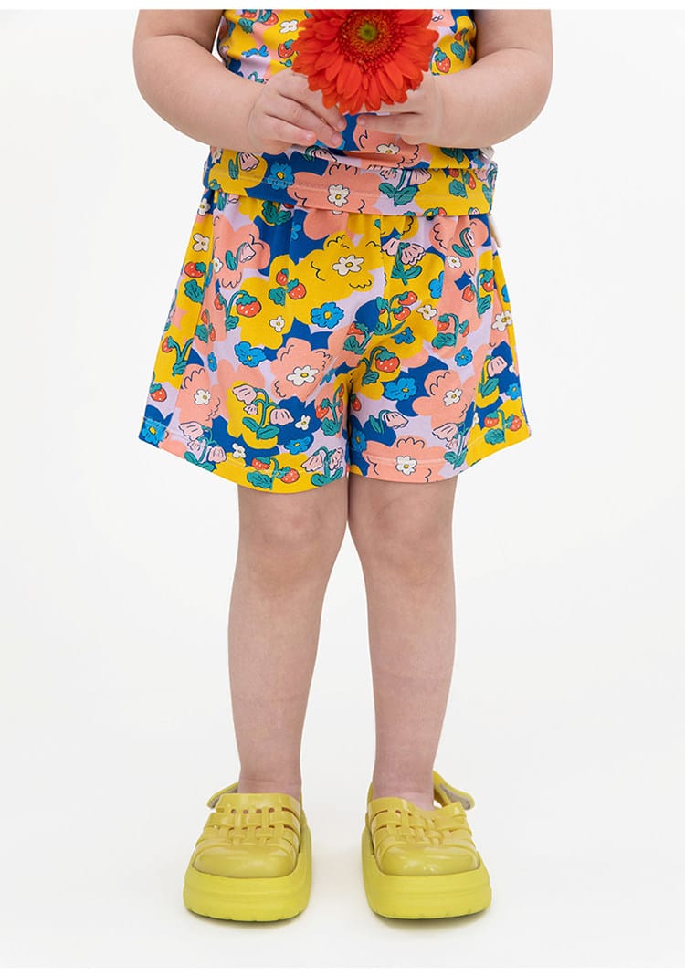 Floral Lyocell Top Shorts 花柄キャミソール ショートパンツ【mh0013092】 RICE & SKY ノースリーブセットアップ