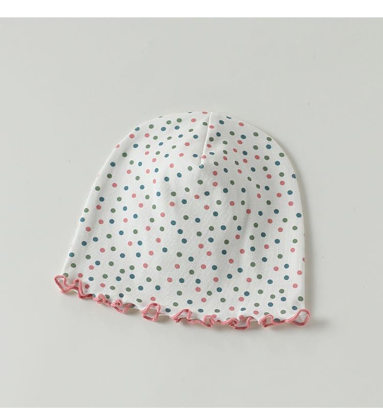 Floral Print Cotton Beanie Hat 花柄 コットン メロウ ベビー帽子【mh0012765】 Beitaoya ベビー用帽子