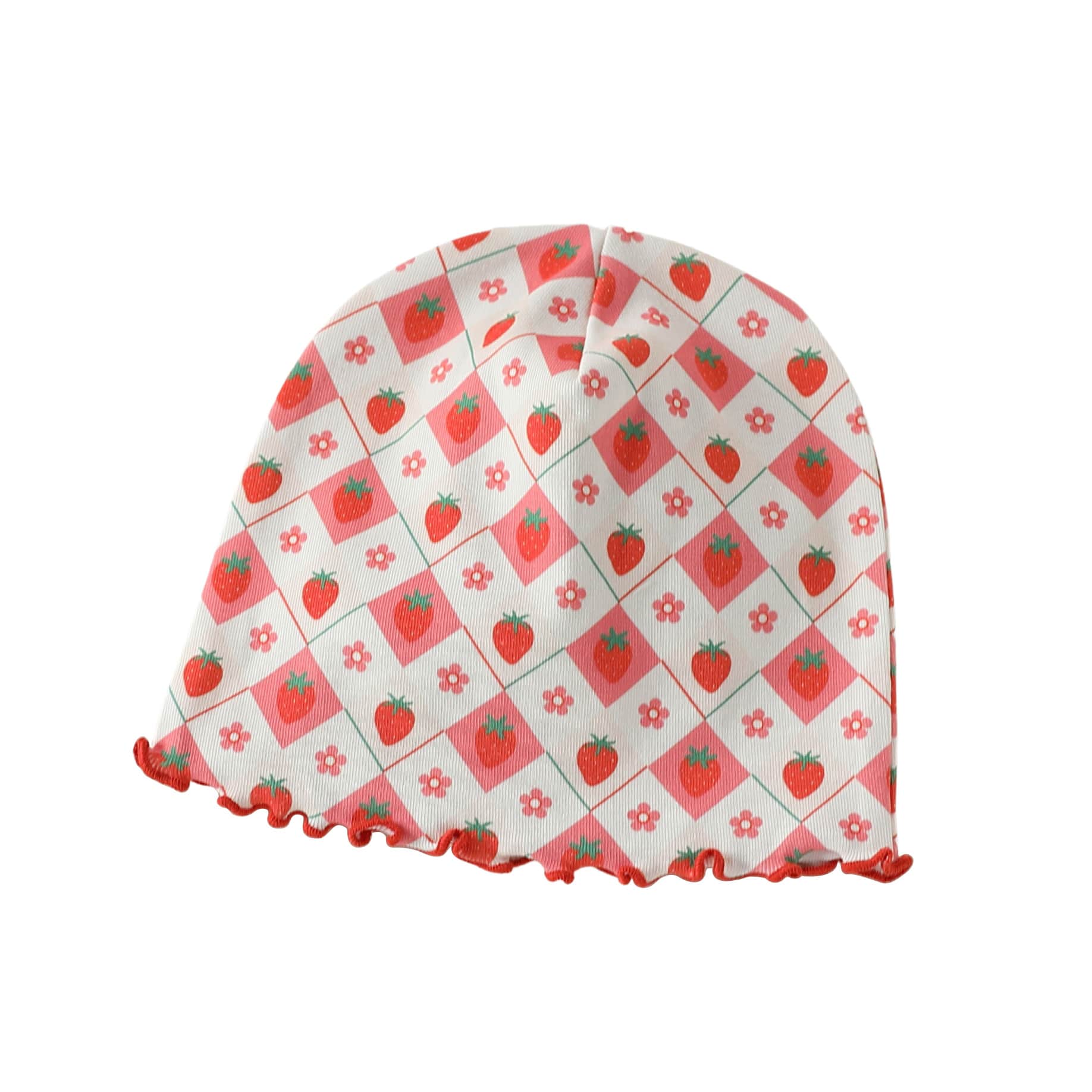 Floral Print Cotton Beanie Hat 花柄 コットン メロウ ベビー帽子【mh0012765】 Beitaoya ベビー用帽子