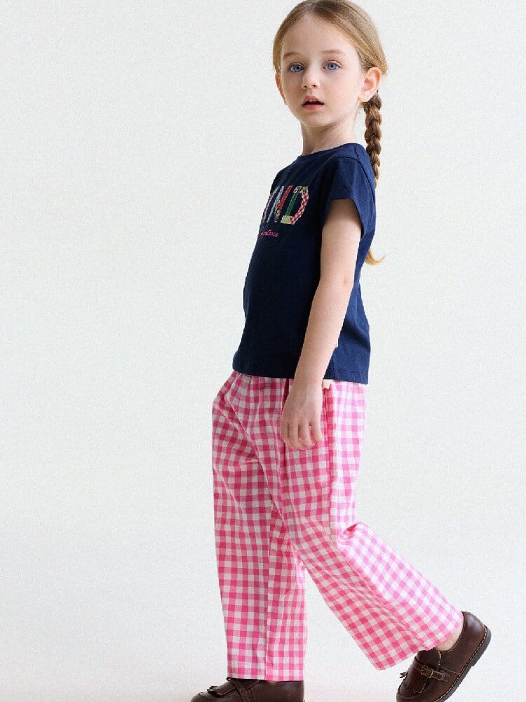 Floral Print Cotton Long Pants ドット柄 ロングパンツ【mh0013169】 yunerma ロングパンツ・スウェットパンツ