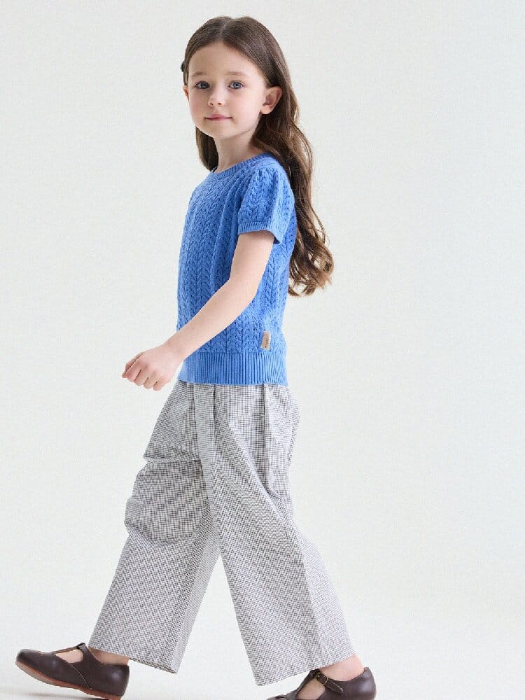 Floral Print Cotton Long Pants ドット柄 ロングパンツ【mh0013169】 yunerma ロングパンツ・スウェットパンツ