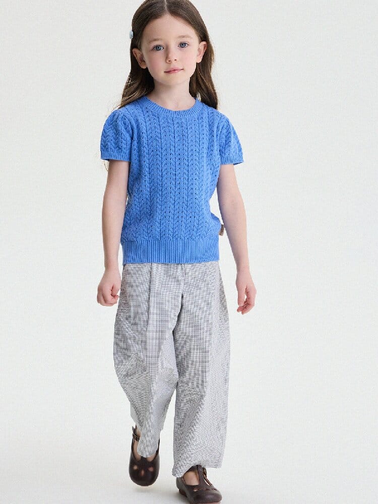 Floral Print Cotton Long Pants ドット柄 ロングパンツ【mh0013169】 yunerma ロングパンツ・スウェットパンツ