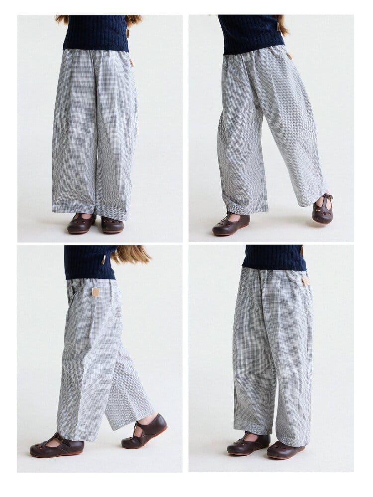 Floral Print Cotton Long Pants ドット柄 ロングパンツ【mh0013169】 yunerma ロングパンツ・スウェットパンツ