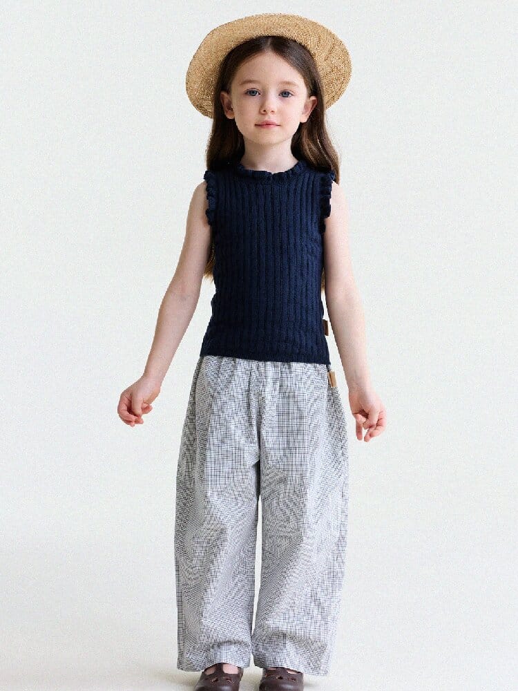Floral Print Cotton Long Pants ドット柄 ロングパンツ【mh0013169】 yunerma ロングパンツ・スウェットパンツ