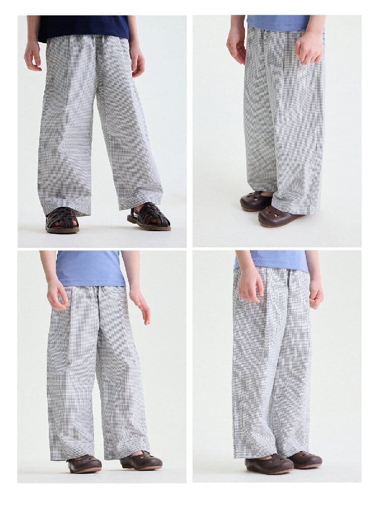 Floral Print Cotton Long Pants ドット柄 ロングパンツ【mh0013169】 yunerma ロングパンツ・スウェットパンツ