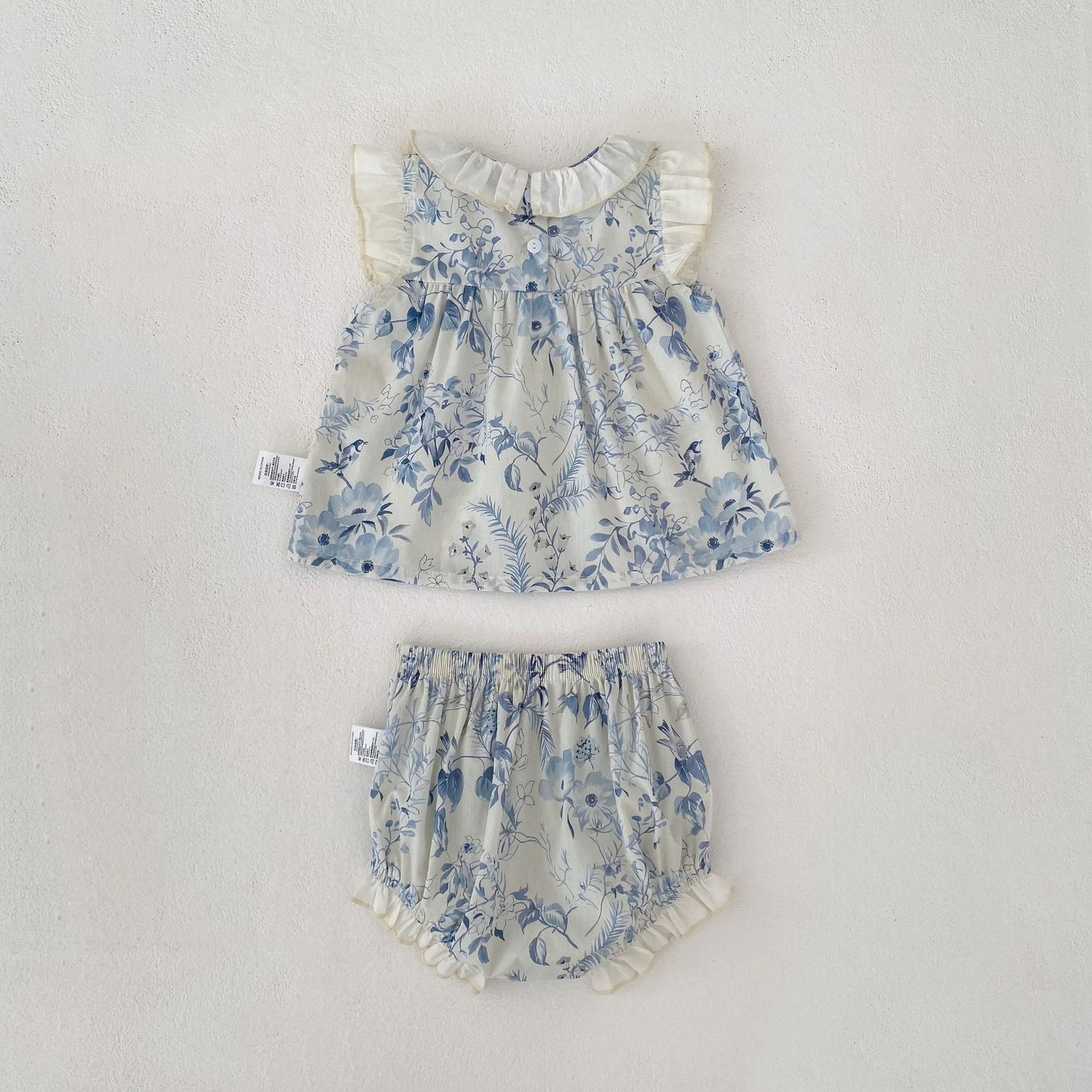 Floral Top & Bloomers Set ボタニカル トップス ブルマセット【mh0012485】 Engepapa ノースリーブセットアップ