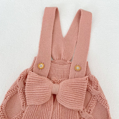 Flower Embroidered Knit Cardigan & Romper フラワー 刺繍 ニット カーディガン ロンパース【mh0012403】 Engepapa