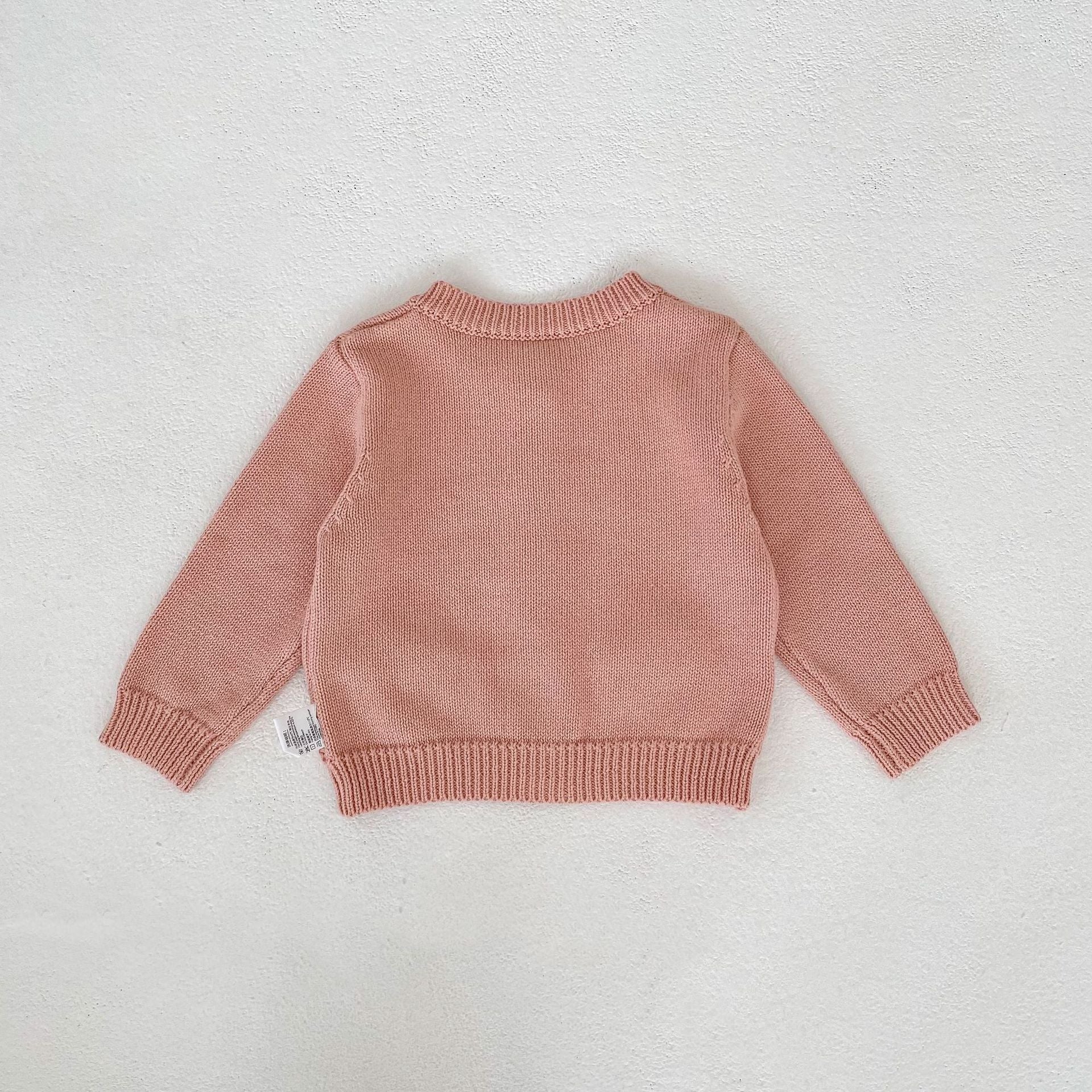 Flower Embroidered Knit Cardigan & Romper フラワー 刺繍 ニット カーディガン ロンパース【mh0012403】 Engepapa