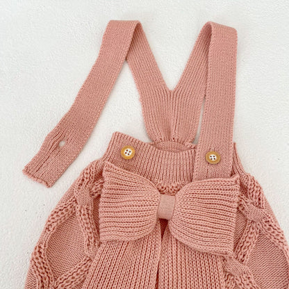 Flower Embroidered Knit Cardigan & Romper フラワー 刺繍 ニット カーディガン ロンパース【mh0012403】 Engepapa