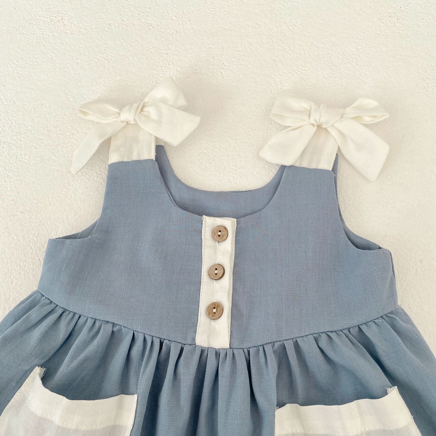 Flower Embroidery Pinafore Dress フラワー刺繍 ジャンパースカート【mh0012481】 Engepapa ノースリーブワンピース