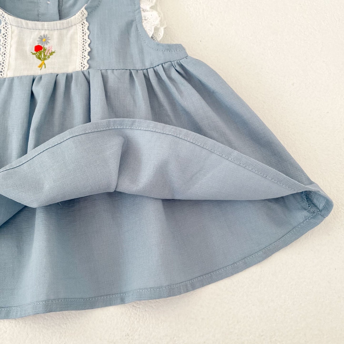 Flower Embroidery Top & Bloomers Set フラワー刺繍 トップス ブルマセット【mh0012486】 Engepapa ノースリーブセットアップ