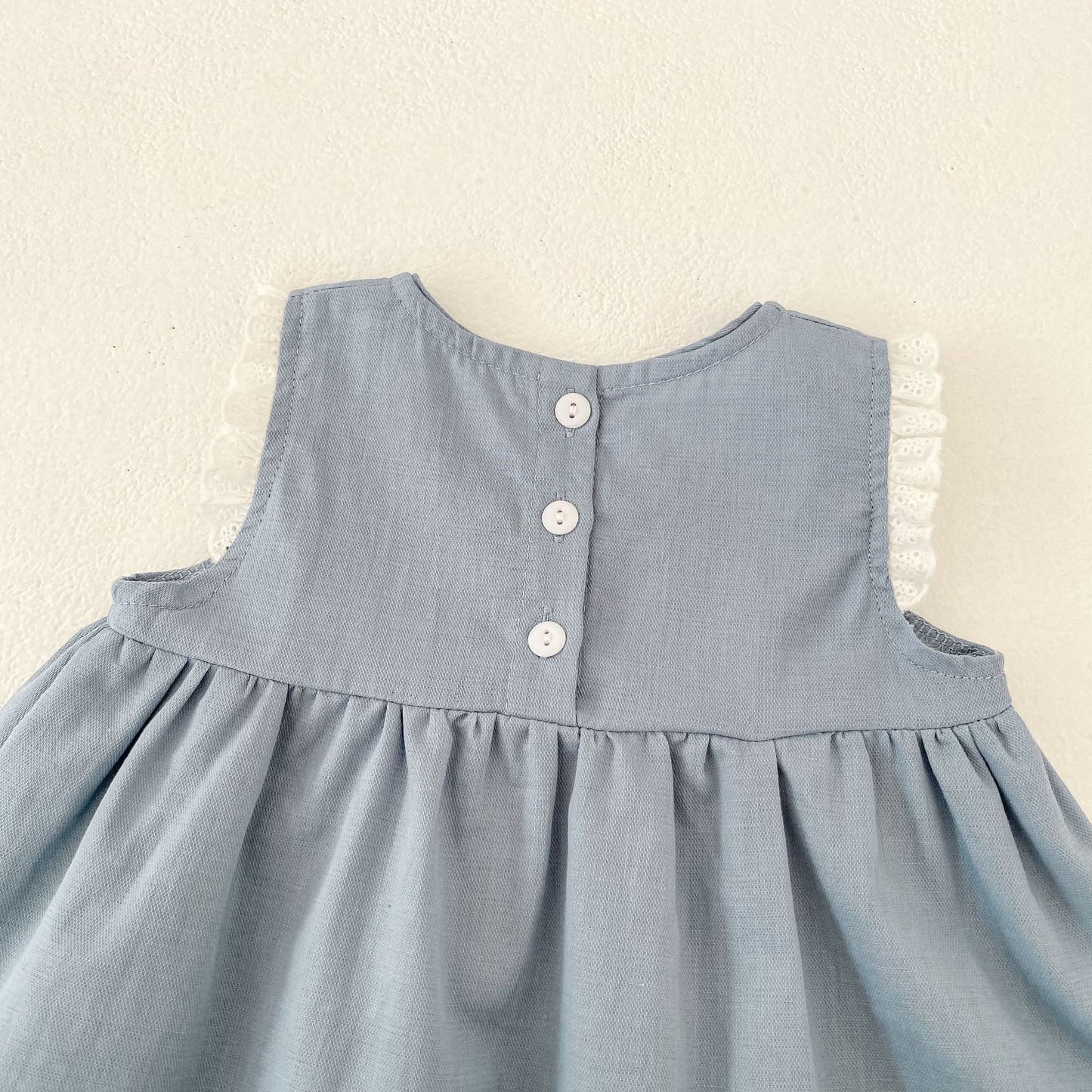 Flower Embroidery Top & Bloomers Set フラワー刺繍 トップス ブルマセット【mh0012486】 Engepapa ノースリーブセットアップ