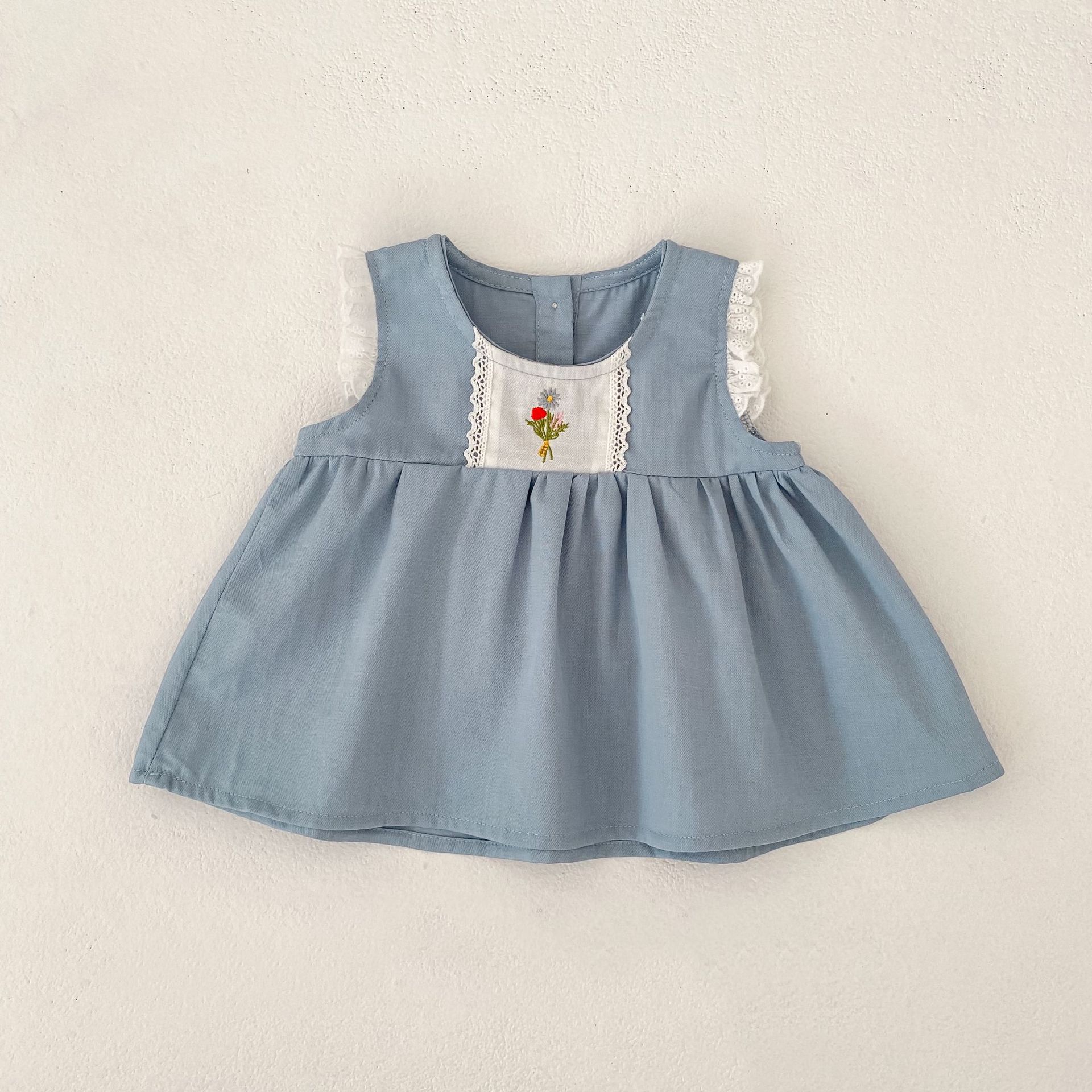 Flower Embroidery Top & Bloomers Set フラワー刺繍 トップス ブルマセット【mh0012486】 Engepapa ノースリーブセットアップ