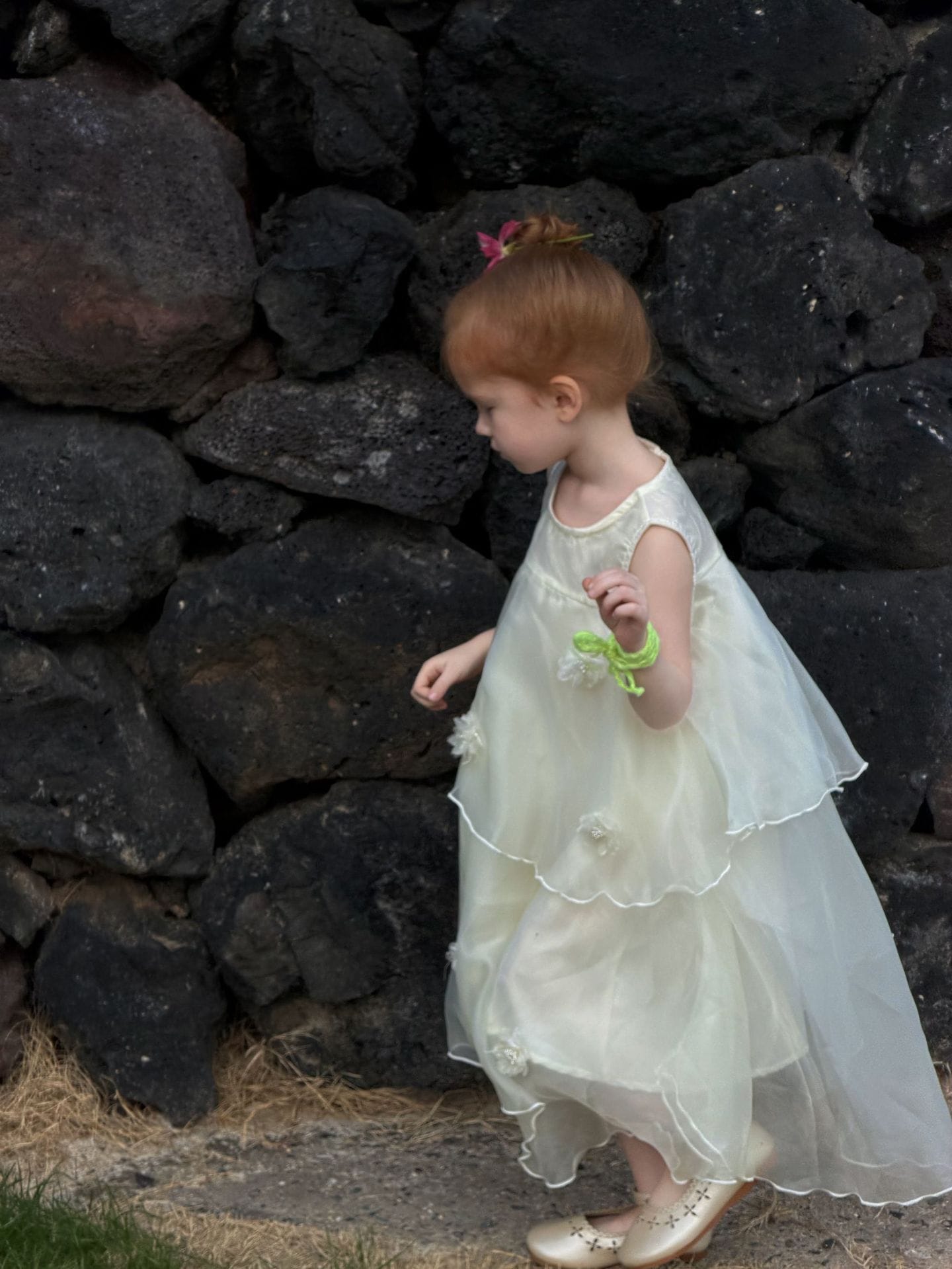 Flower Gauze Dress ティアード ノースリーブワンピース【mh0013060】 Jianzidan ノースリーブワンピース