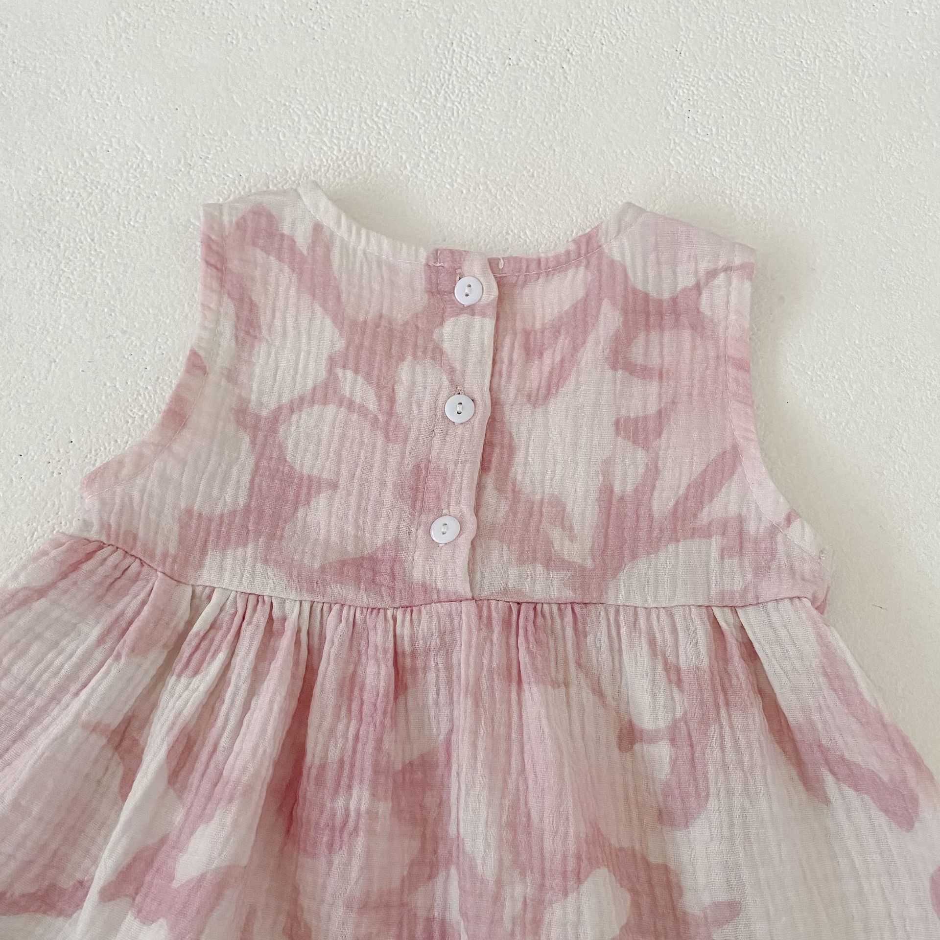 Flower Print Bow Set フラワー プリント リボン セットアップ【mh0012482】 Engepapa ノースリーブセットアップ