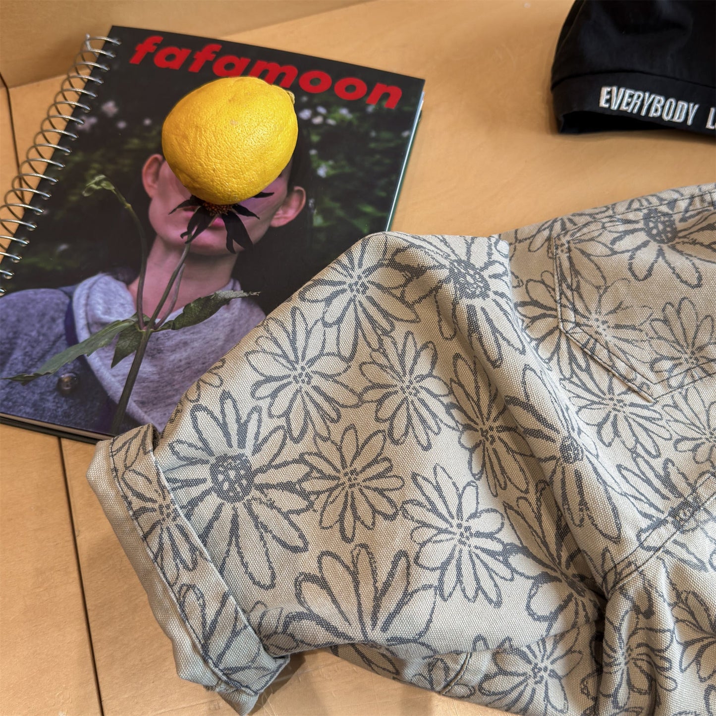 Flower Print Cotton Loose Trousers 花柄 コットン テーパードパンツ【mh0012455】 ADbaby ロングパンツ・スウェットパンツ