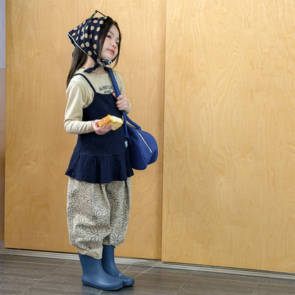 Flower Print Cotton Loose Trousers 花柄 コットン テーパードパンツ【mh0012455】 ADbaby ロングパンツ・スウェットパンツ