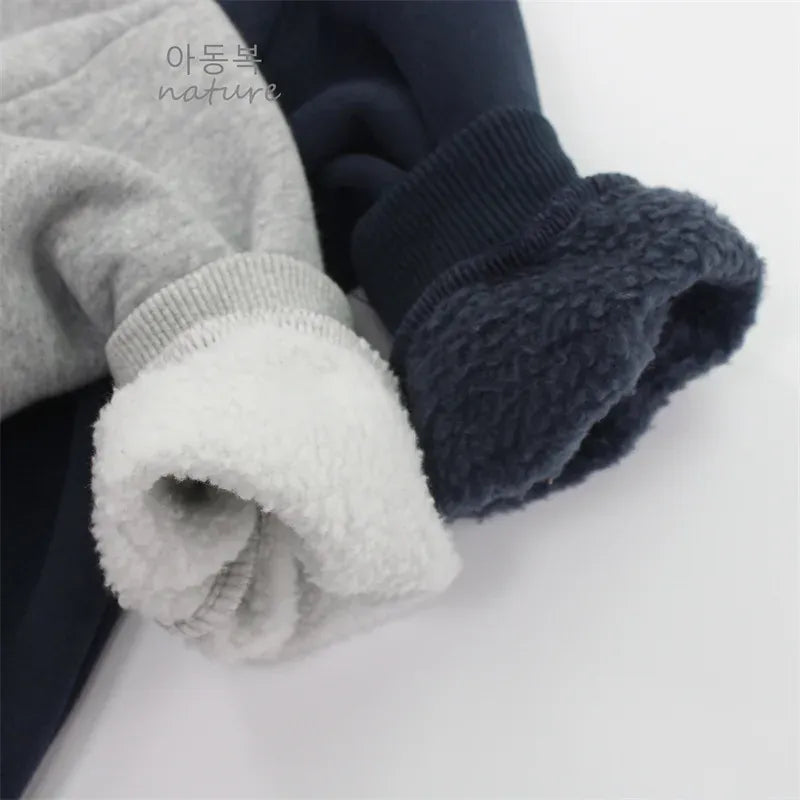 長袖セットアップ キッズトップス/パンツ レターロゴ長袖スウェットシャツ/ロングスウェットドロストパンツ【mh0007979】