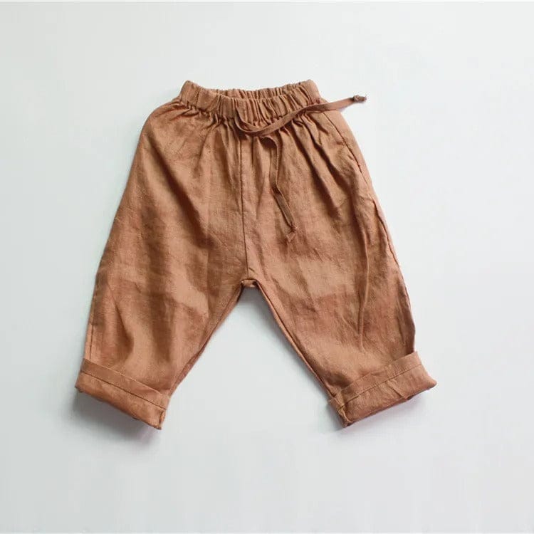 ロングパンツ・スウェットパンツ Orange / 24M 90cm キッズ アースカラー ルーズ ロング パンツ ズボン【mh0001293】