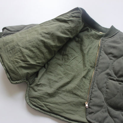 ショートコート・ジャケット・ジャンパー Padded Solid Color Zipper Jacket 中綿 パデッド ジップアップ ジャケット【mh0012252】