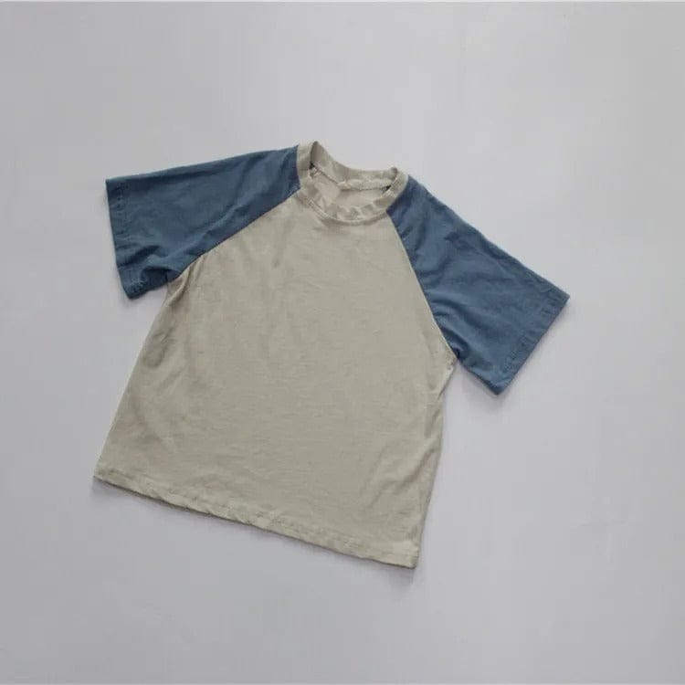 半袖Tシャツ Blue / 24M 80cm キッズ ラグラン 半袖 Tシャツ【mh0000495】