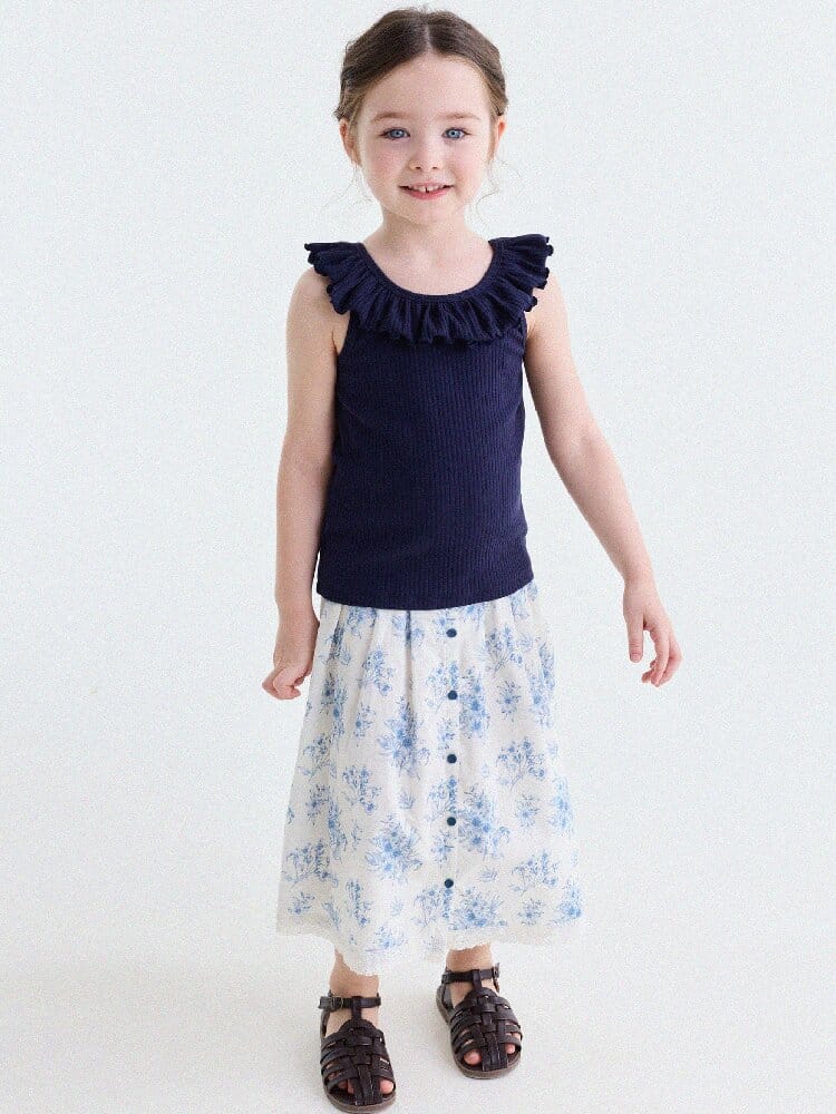 French Floral Lace Cotton Skirt レース ショートスカート【mh0013204】 yunerma スカート