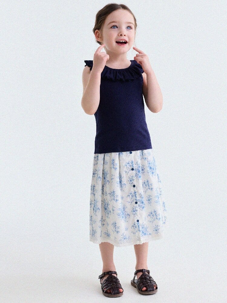 French Floral Lace Cotton Skirt レース ショートスカート【mh0013204】 yunerma スカート