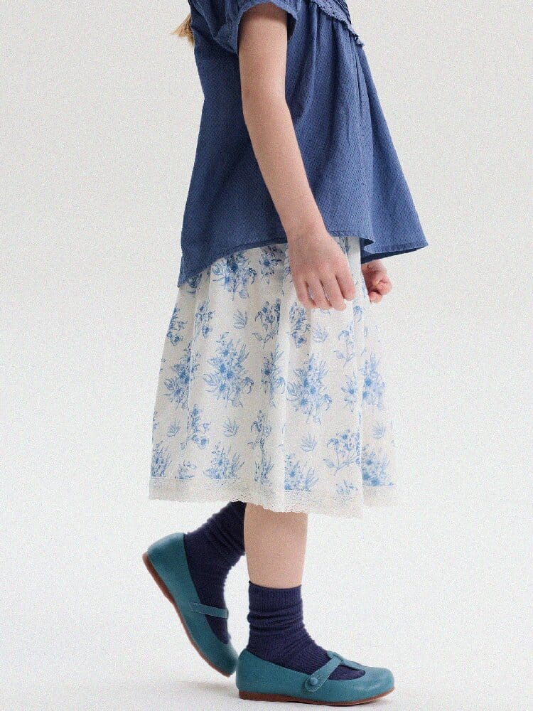 French Floral Lace Cotton Skirt レース ショートスカート【mh0013204】 yunerma スカート