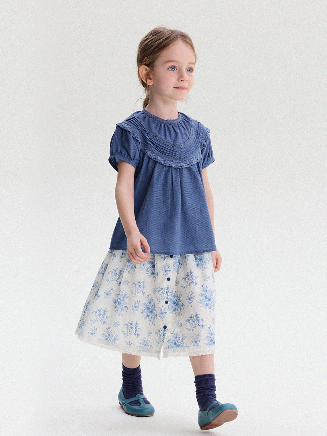 French Floral Lace Cotton Skirt レース ショートスカート【mh0013204】 yunerma スカート
