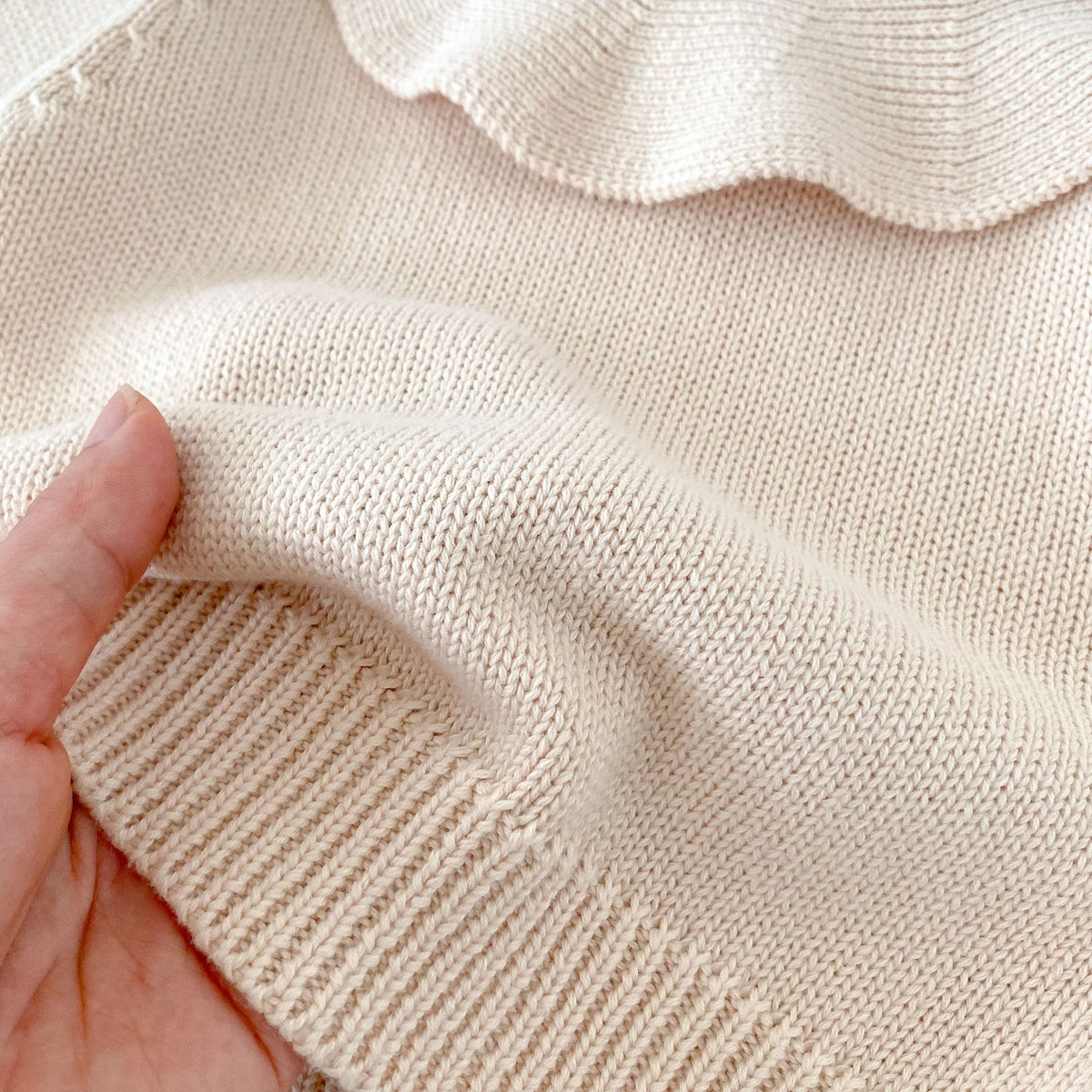 Frill Collar Knit Sweater フリルカラー ニット セーター【mh0002453】 Engepapa ニット・セーター