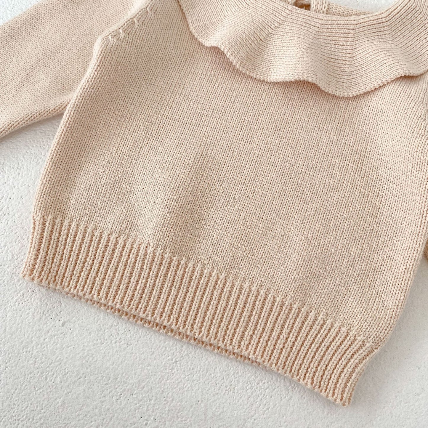 Frill Collar Knit Sweater フリルカラー ニット セーター【mh0002453】 Engepapa ニット・セーター