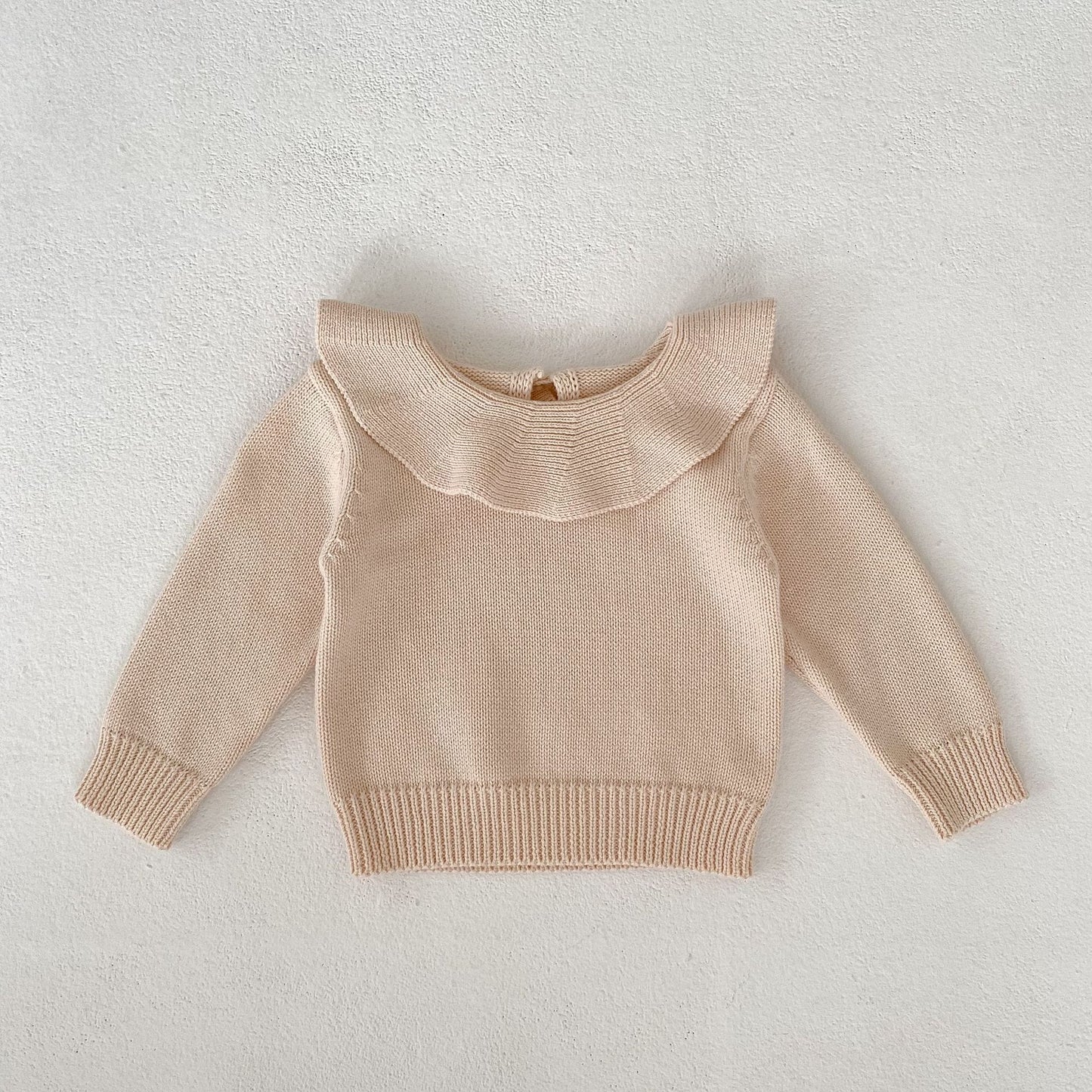 Frill Collar Knit Sweater フリルカラー ニット セーター【mh0002453】 Engepapa ニット・セーター