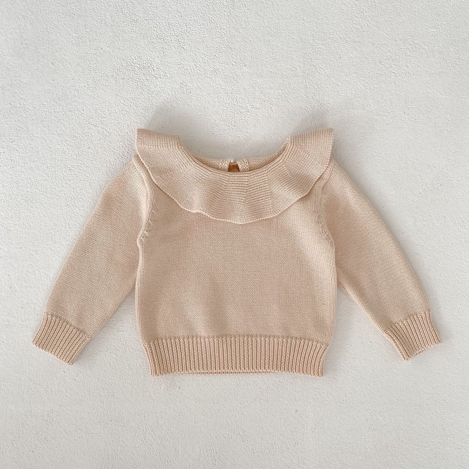 Frill Collar Knit Sweater フリルカラー ニット セーター【mh0002453】 Engepapa ニット・セーター