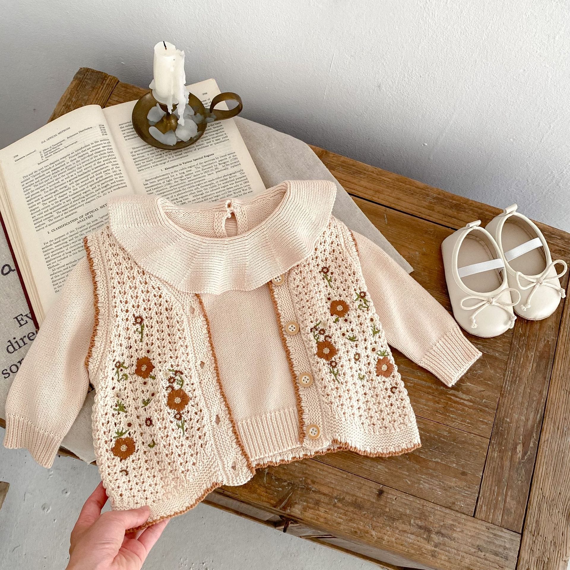 Frill Collar Knit Sweater フリルカラー ニット セーター【mh0002453】 Engepapa ニット・セーター