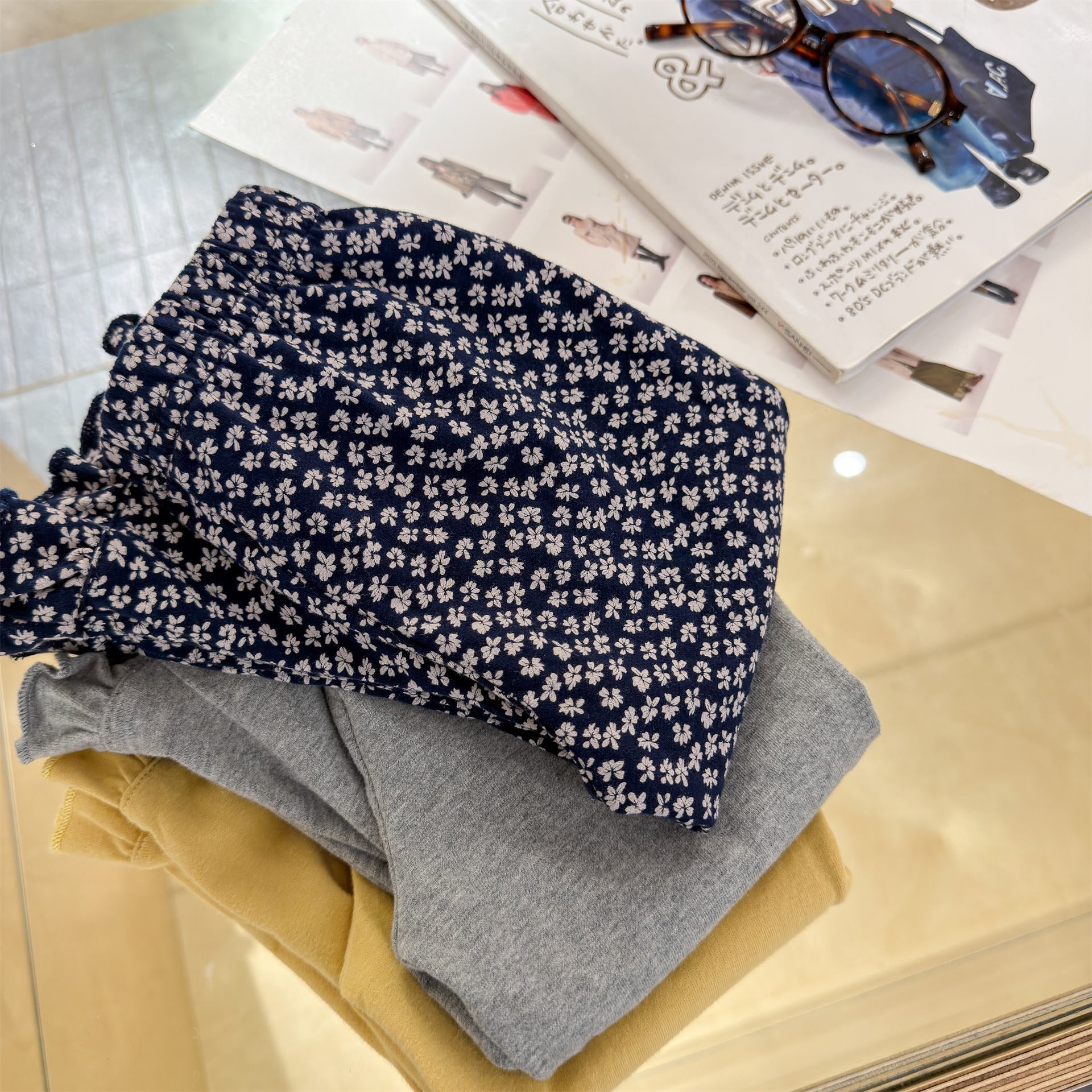 Frill Hem Flare Pants フリル裾 フレア レギンスパンツ【mh0012466】 ADbaby レギンスパンツ