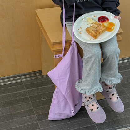 Frill Hem Flare Pants フリル裾 フレア レギンスパンツ【mh0012466】 ADbaby レギンスパンツ