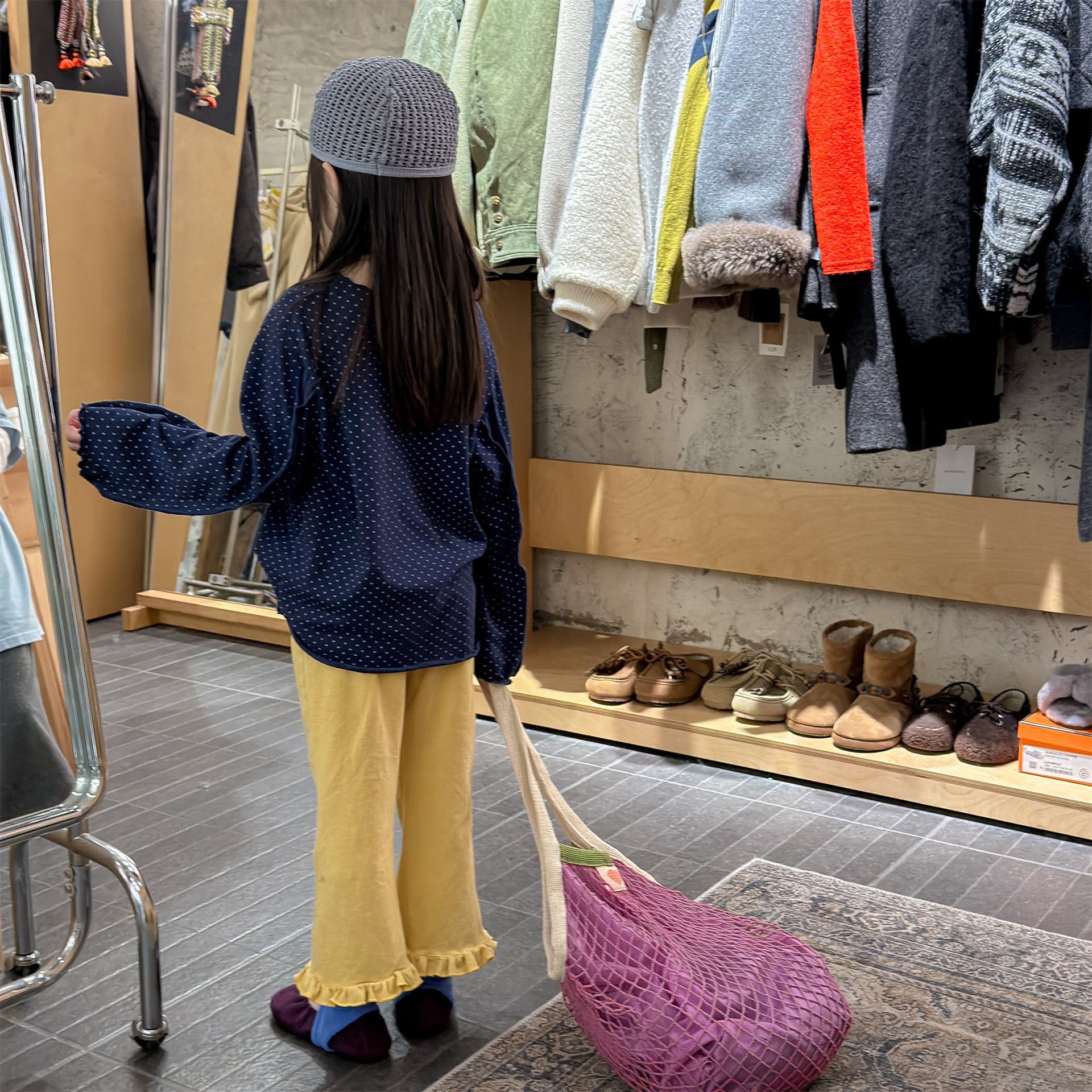 Frill Hem Flare Pants フリル裾 フレア レギンスパンツ【mh0012466】 ADbaby レギンスパンツ