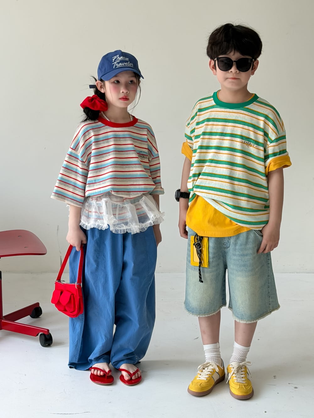 Fringed Distressed Denim Shorts ウォッシュ ハーフパンツ【mh0013511】 KUMAI.KIDS ハーフパンツ・ショートパンツ