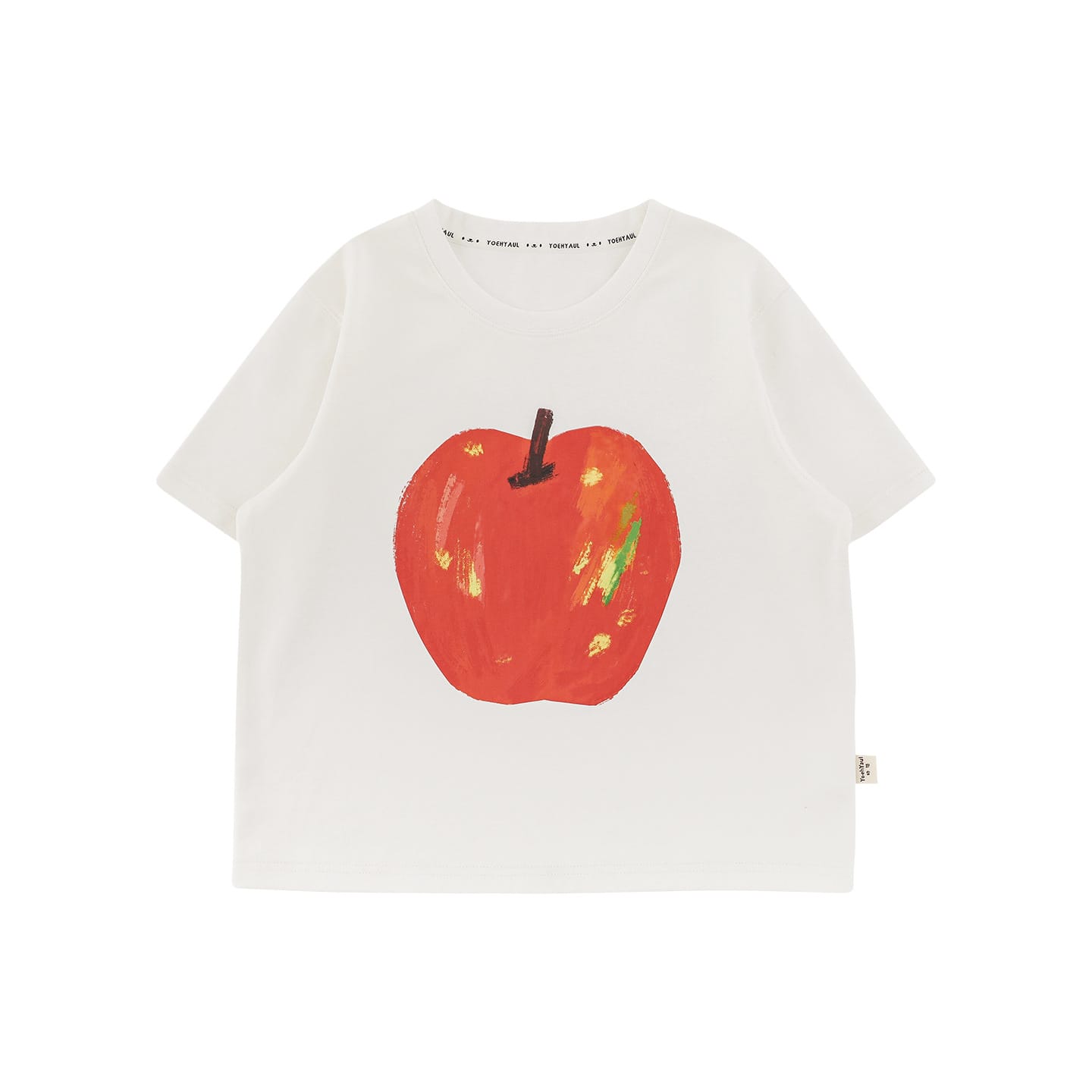 Fruit Painting Cotton T-shirt アート フルーツ プリント Tシャツ【mh0012743】 White / 90cm YoehYaul 半袖Tシャツ