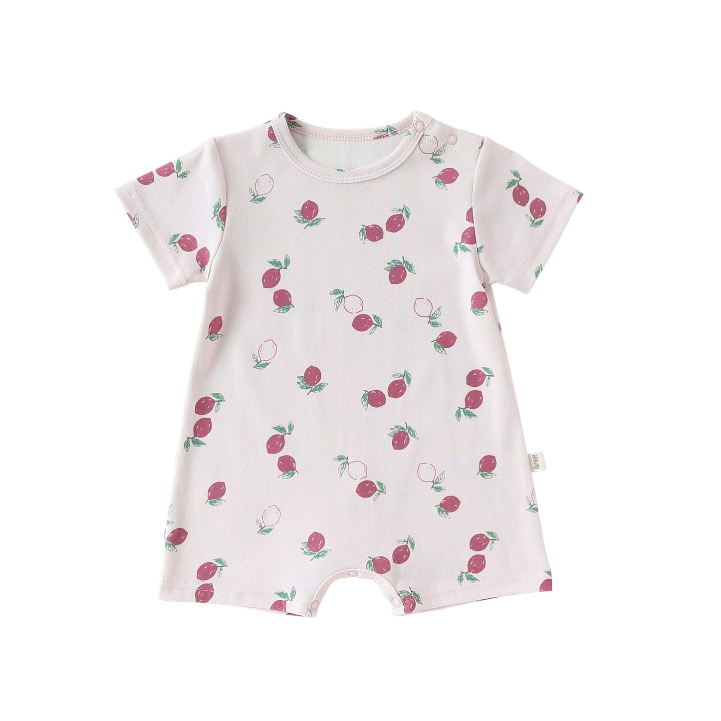 Fruit Pattern Cotton Romper フルーツ 半袖ロンパース【mh0013044】 Prunes / 66cm Beitaoya 半袖ロンパース