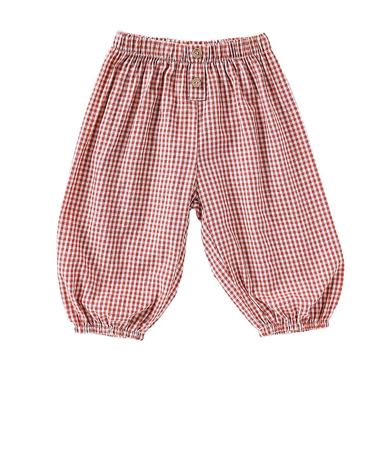 Fruit Print Cotton Pants アニマル＆フルーツ ロングパンツ【mh0013045】 Beitaoya ロングパンツ・スウェットパンツ