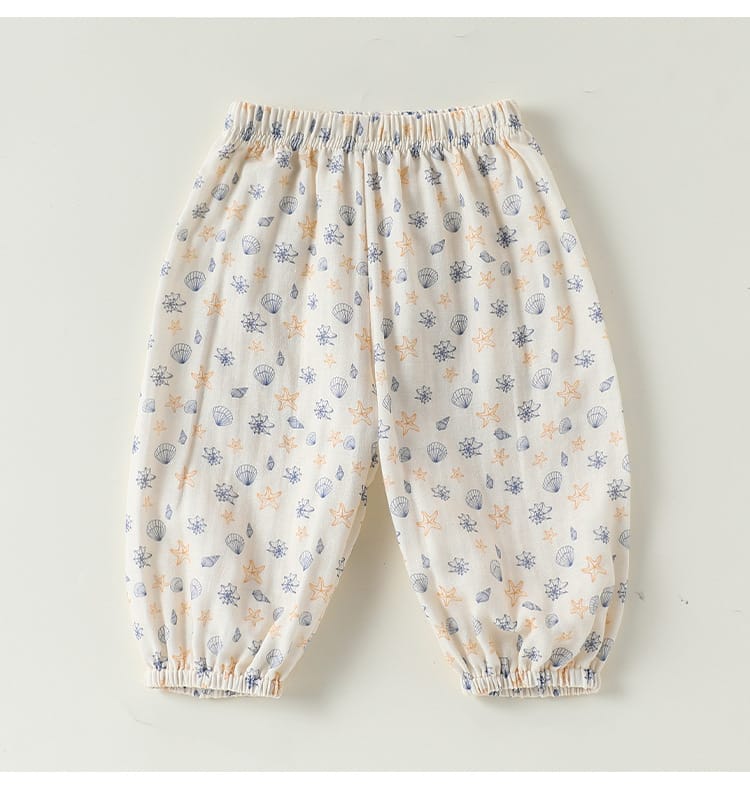 Fruit Print Cotton Pants アニマル＆フルーツ ロングパンツ【mh0013045】 Beitaoya ロングパンツ・スウェットパンツ